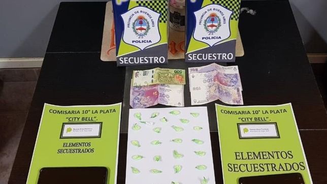 cocaina, celulares y dinero: importante operativo en city bell para frenar el delito