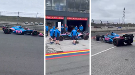 el video que muestra la prueba de un auto de alpine y que indica que franco colapinto es el que lo conduce el video que muestra la prueba de un auto de alpine y que indica que franco colapinto es el que lo conduce
