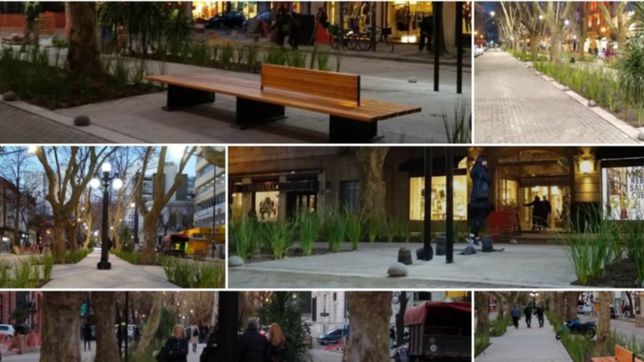 la plata soho se pone a punto: asi luce la peatonal de calle 51