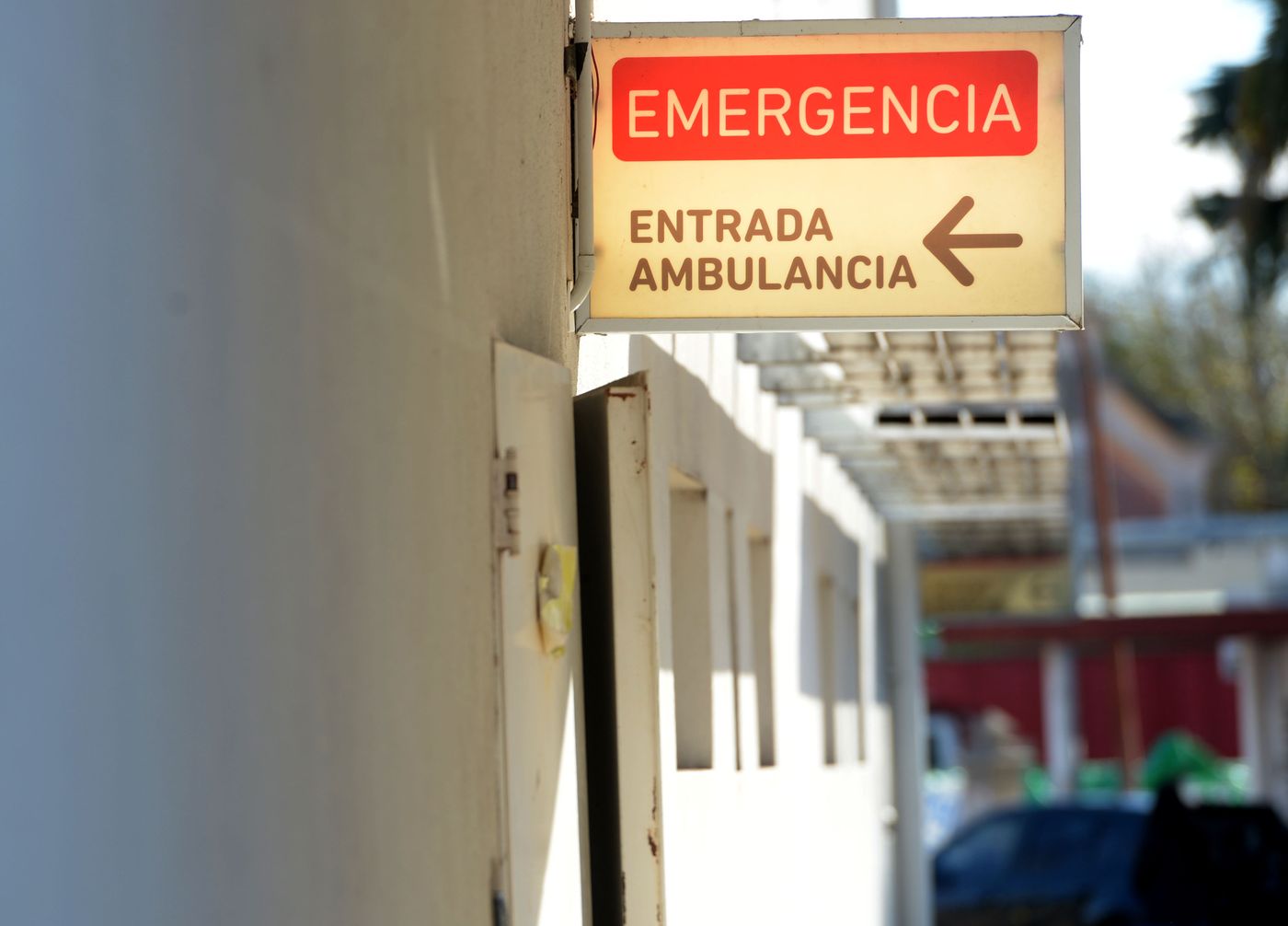 El hombre accidentado en Melchor Romero fue trasladado al Hospital Alejandro Korn.