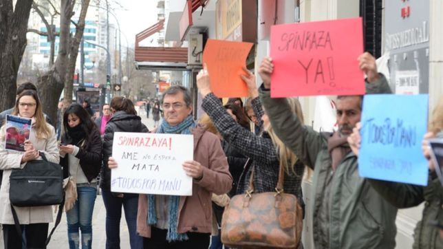 una buena: llego la spinraza para manu, el nene platense con una grave enfermedad espinal