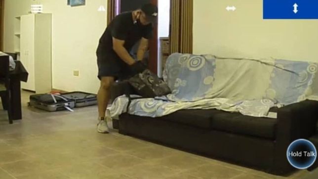 entro a robar a una casa de la plata y la duena lo vio en vivo por las camaras