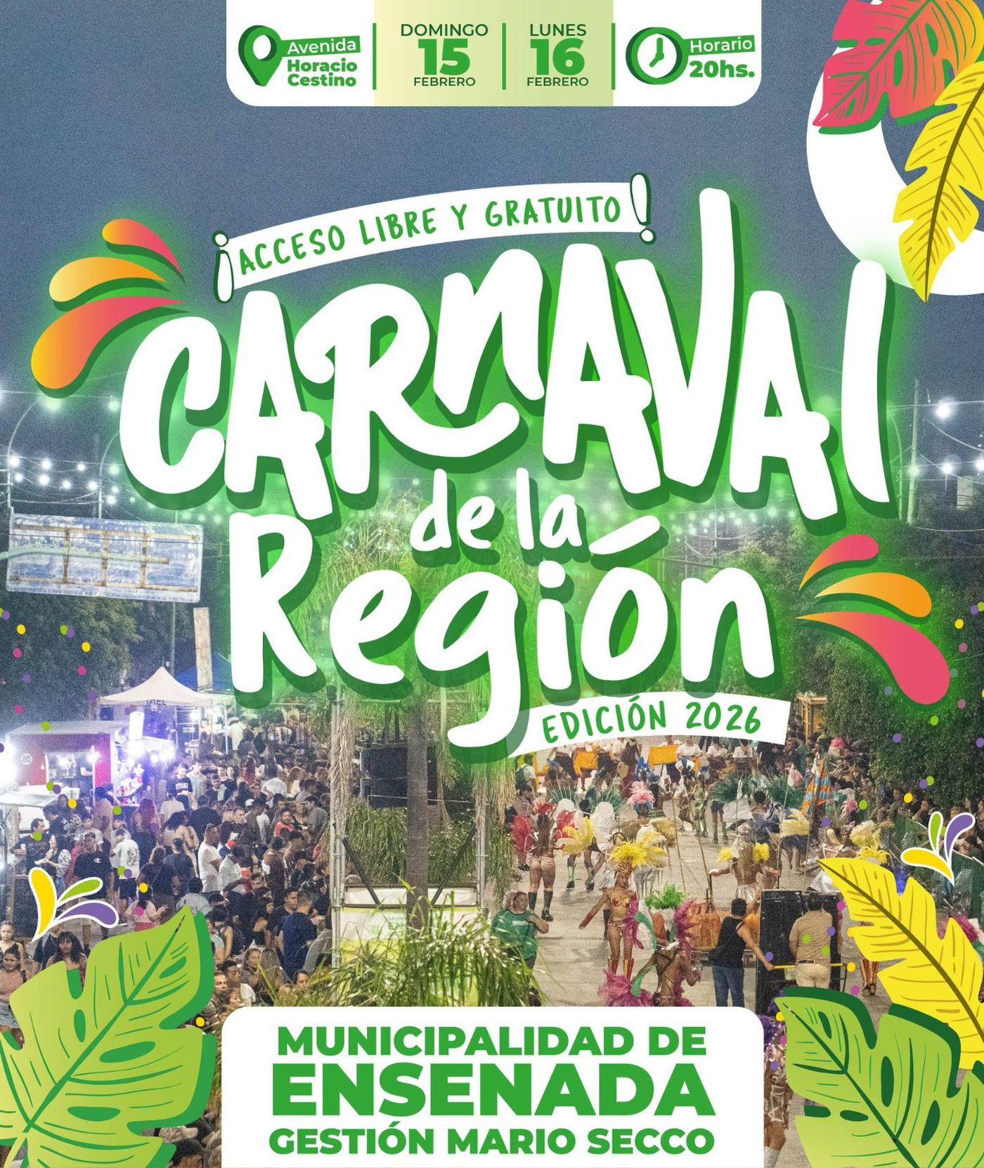 Ensenada tendrá su festejo de carnaval este domingo y lunes