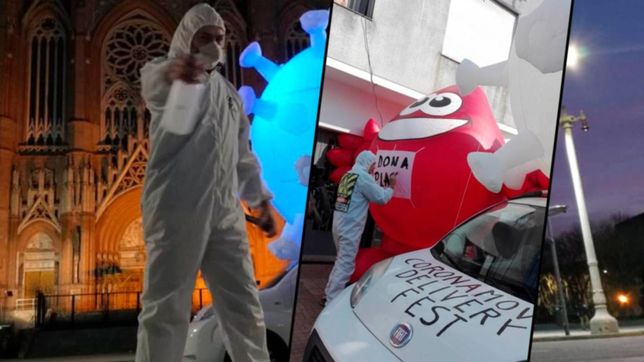 video: el coronamovil sumo a plasman para incentivar la donacion en la plata