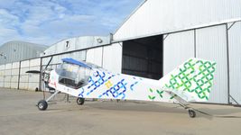 la unlp probo por primera vez el avion electrico que desarrolla en la plata la unlp probo por primera vez el avion electrico que desarrolla en la plata