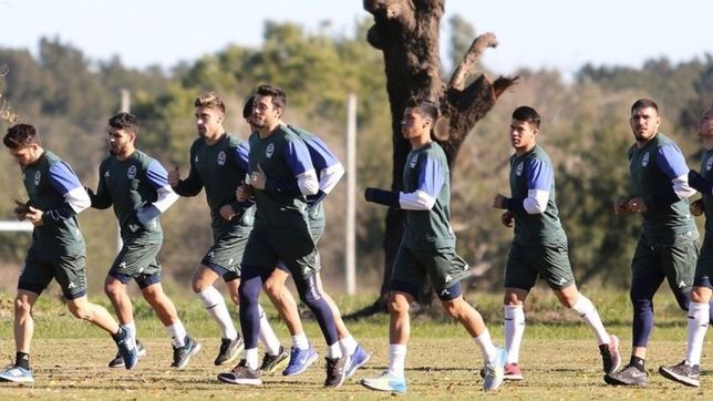sebastian moyano, santiago rosales y mauro guevgeozian se suman a los trabajos de gimnasia en abasto