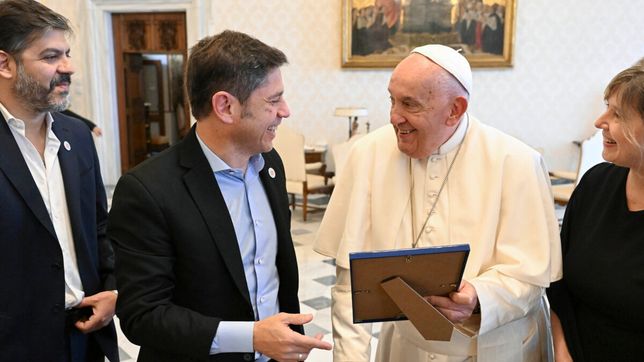axel kicillof despidio al papa francisco: fue un simbolo de justicia social