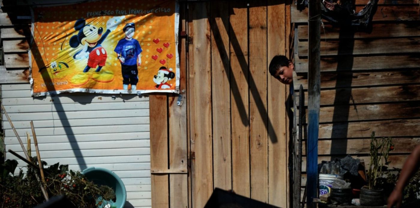 Incendio en el barrio José Luis Cabezas