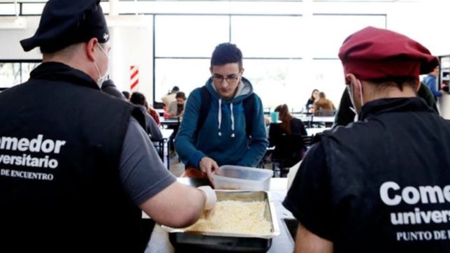susto en el comedor universitario: suspendieron las actividades por un incendio