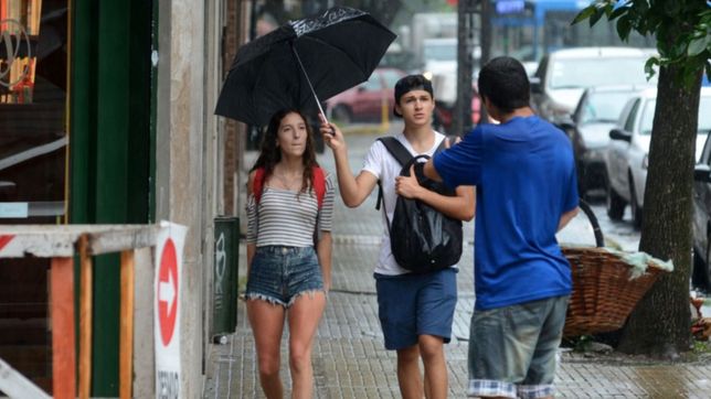 llovio en la plata, se esperan tormentas y asi seguira el clima