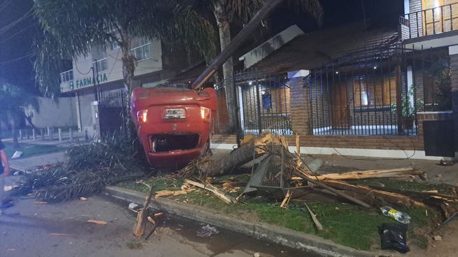 ¿como esta el joven herido durante un impactante accidente en la plata?