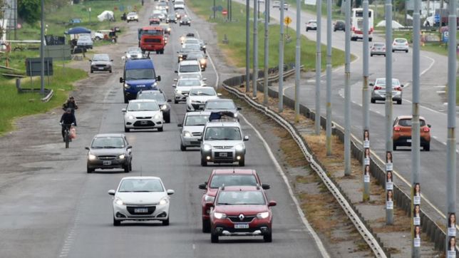 demoras y caos de transito para regresar a la plata