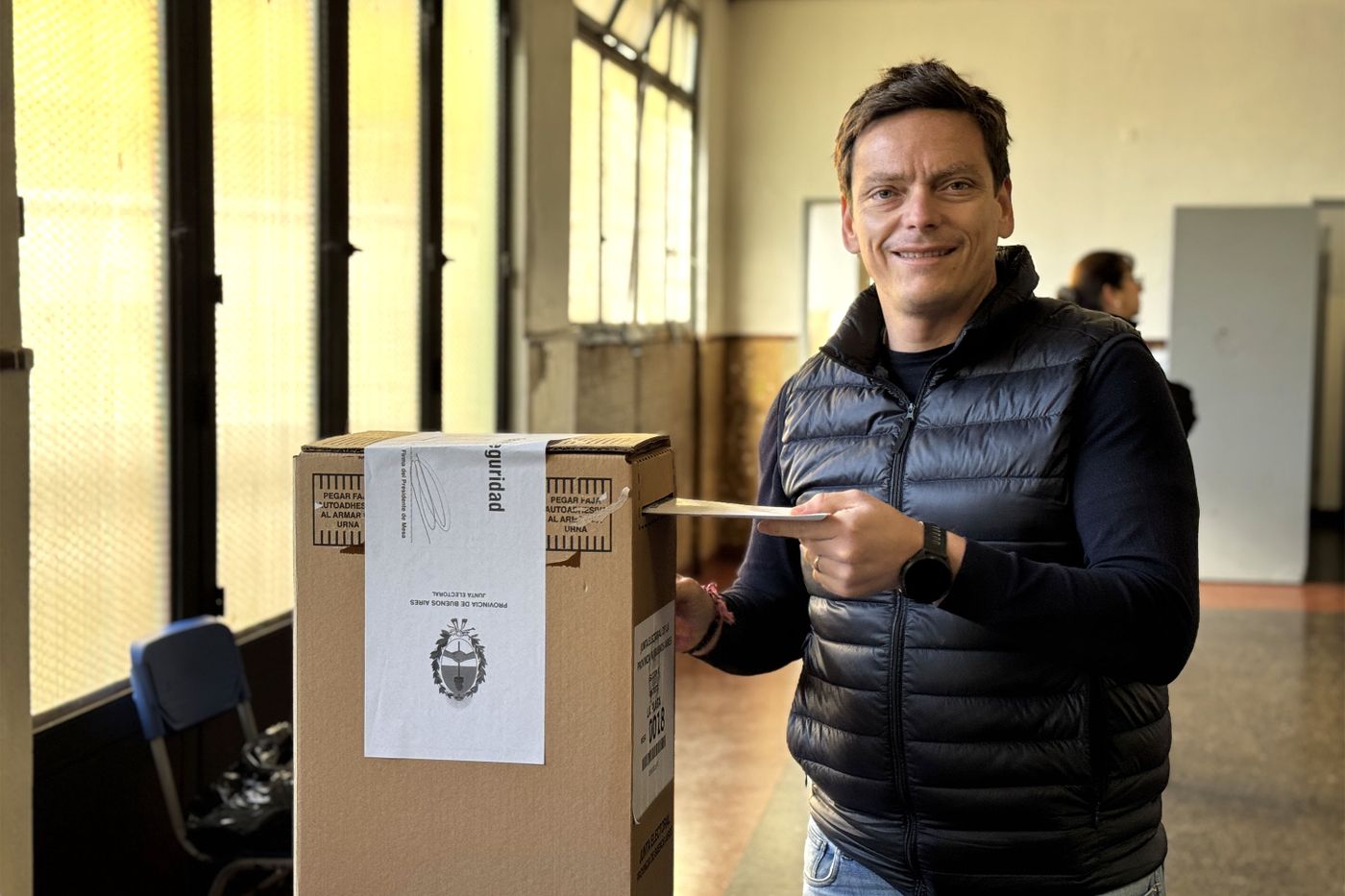 Elecciones legislativas 2025 Nicoletti Pablo vota