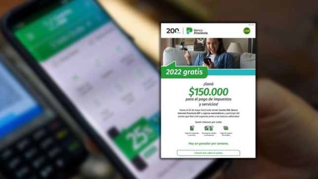 un ano gratis: de que se trata el nuevo sorteo de la cuenta dni del banco provincia