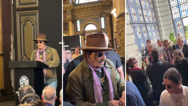asi se vivio el paso de johnny depp por la municipalidad de la plata