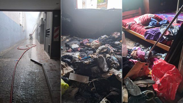 una familia de la plata perdio todo en un incendio y lanzo una colecta para salir adelante
