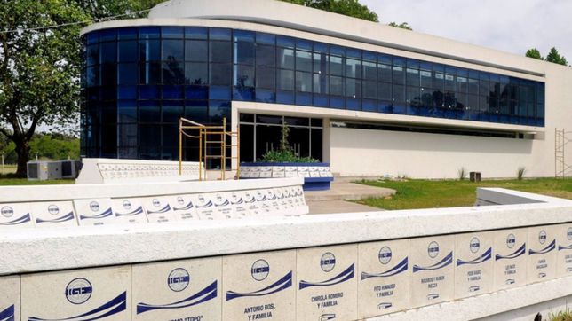 gimnasia avanza con las obras para poner a punto los nuevos vestuarios en estancia chica