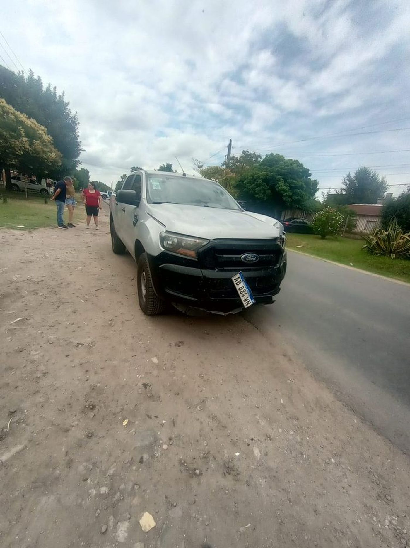 La Ford Ranger protagonista del accidente en La Plata