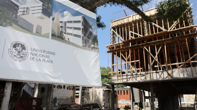 la unlp avanza con importantes obras de infraestructura en dos facultades