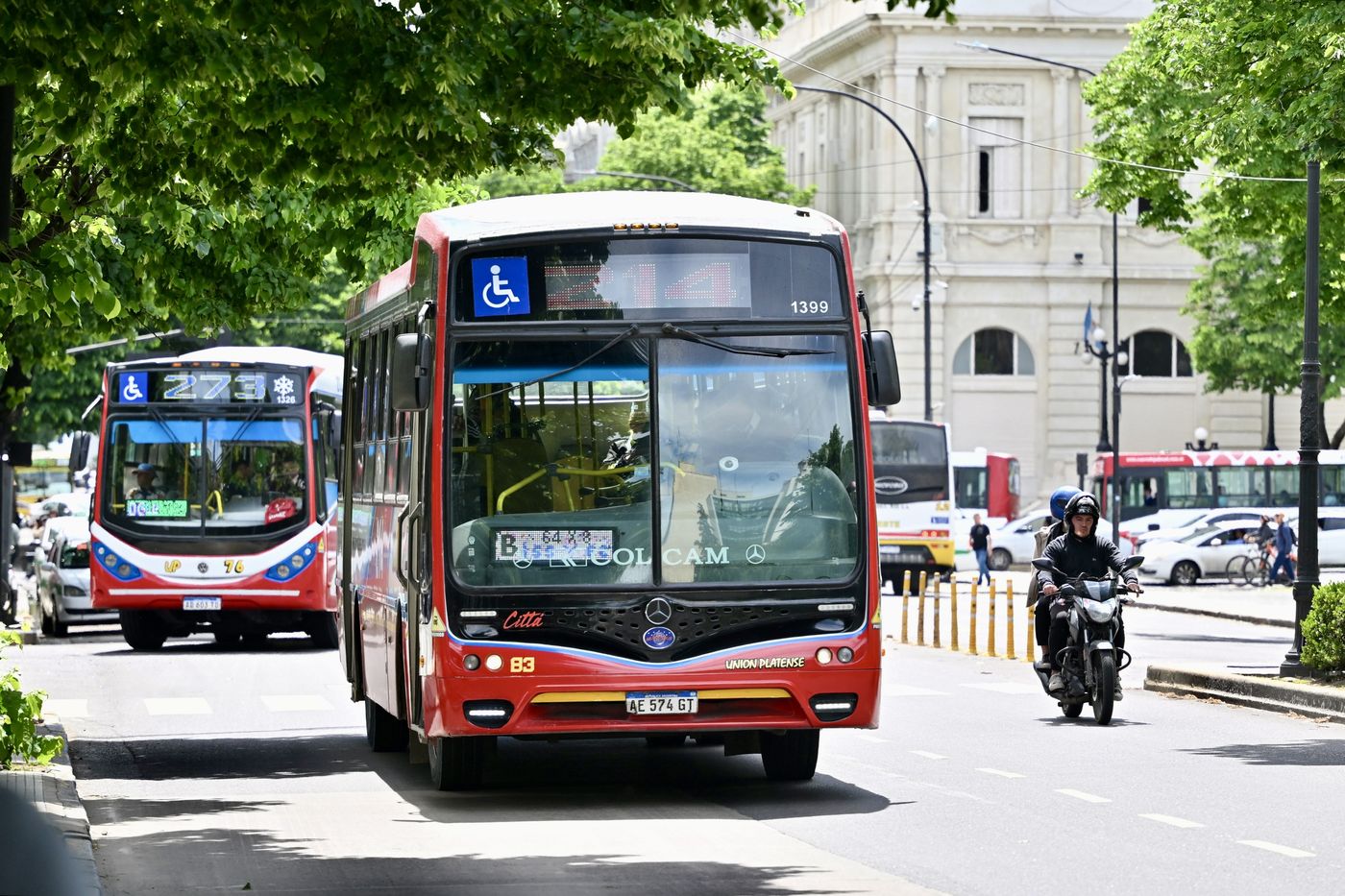 Micros línea 273 y 214