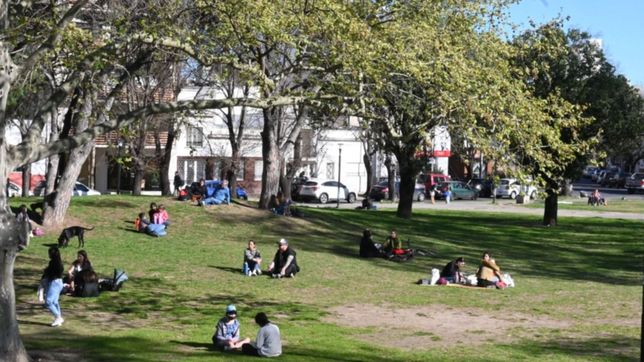 a puro sol, pero fresco: asi seguira el clima en la plata durante la semana