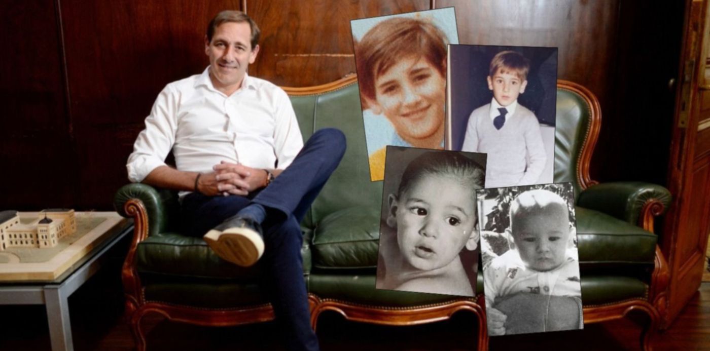 Garro con fotos de infancia