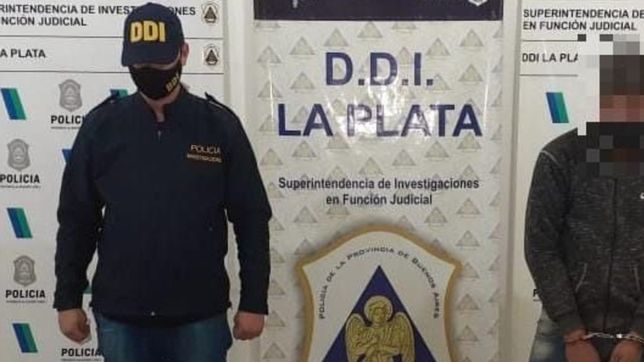 video: asi detuvieron en la plata al acusado de violar y embarazar a su hermana de 13 anos