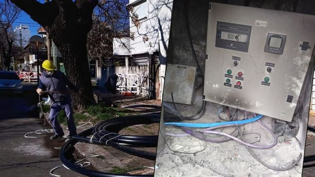 absa denuncio vandalismo en la red de agua y cloacas en 17 lugares de la plata