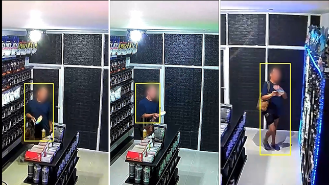 asaltaron un local de suplementos en el centro de la plata y todo quedo filmado