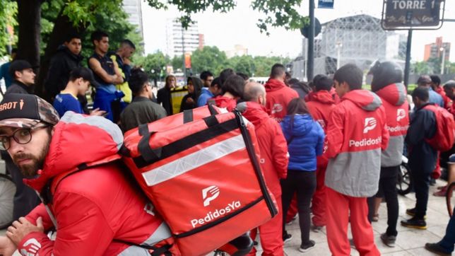 una reconocida pizzeria de la plata dejo de atender por pedidosya porque no le pagan