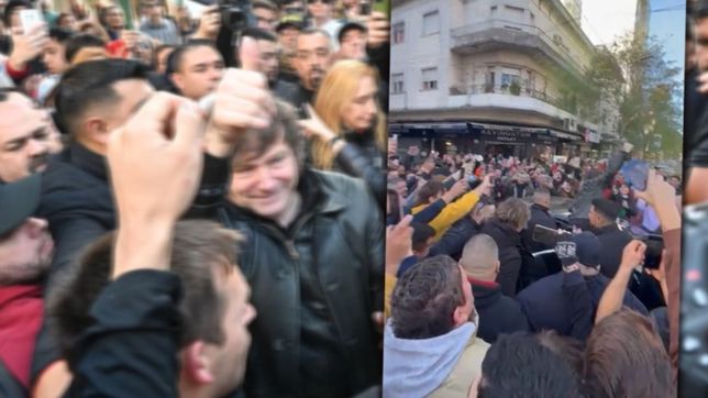video: asi desembarco milei en la plata y revoluciono calle 12