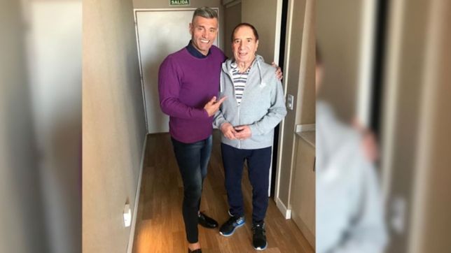 reaparecio carlos bilardo de la mano de sergio goycoechea: me alegra verlo mejor