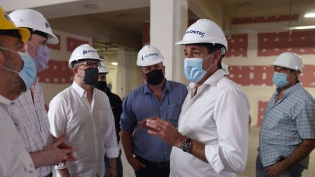 garro paso a conocer el local donde funcionara el supermercado de la cooperativa obrera