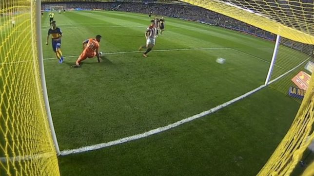 video: el rebote de andujar que derivo en el gol de boca