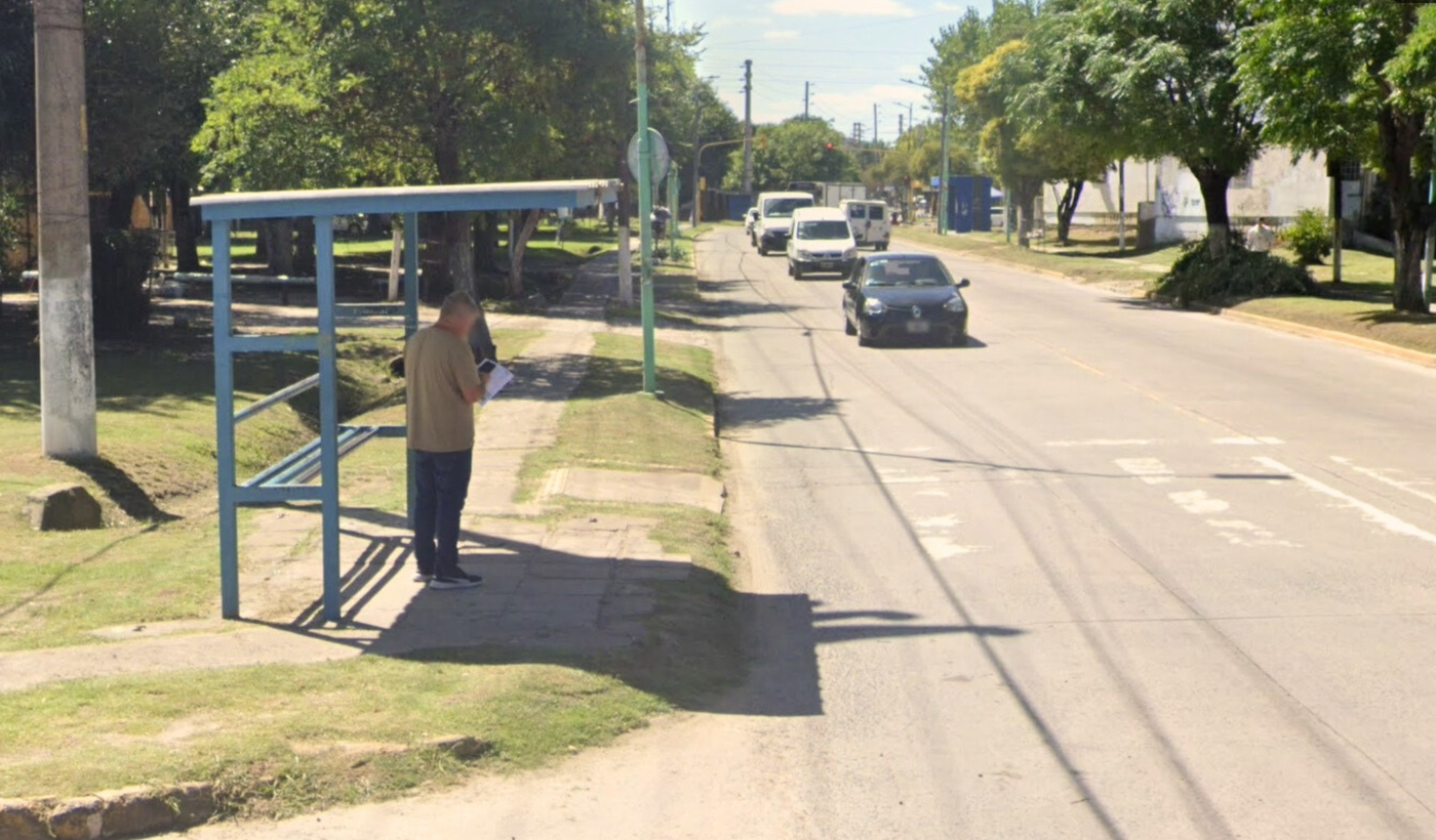 PArada de micros en BErisso