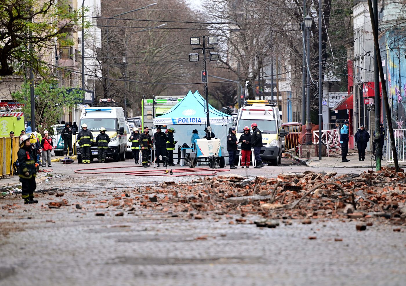 La zona de diagonal 77 y 48 sigue vallada
