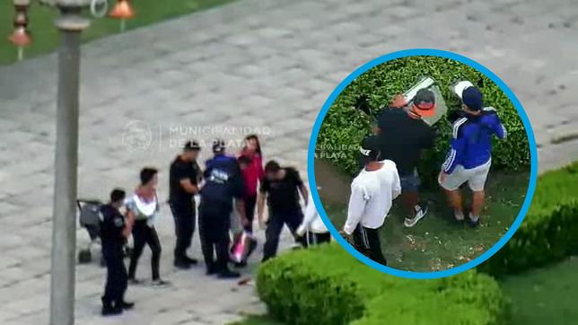 video: limpiavidrios robaron una registradora y la escondieron en plaza moreno