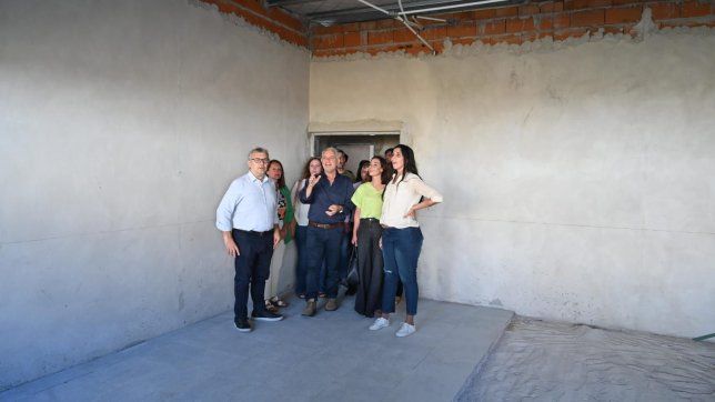 reactivan las refacciones en una escuela de la plata que tenia las obras paradas