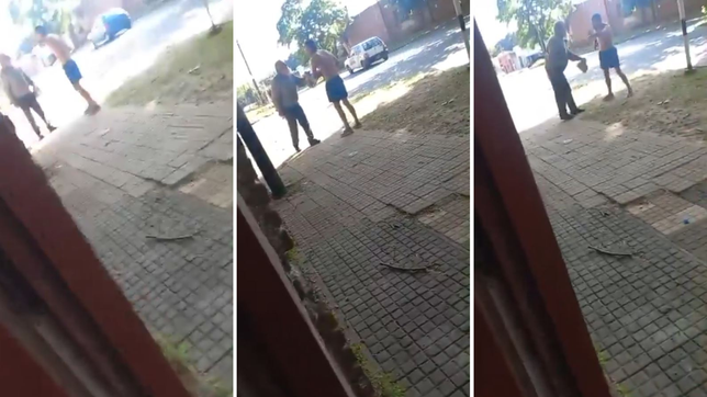 el estremecedor video del instante del ataque a tiros en pleno barrio hipodromo