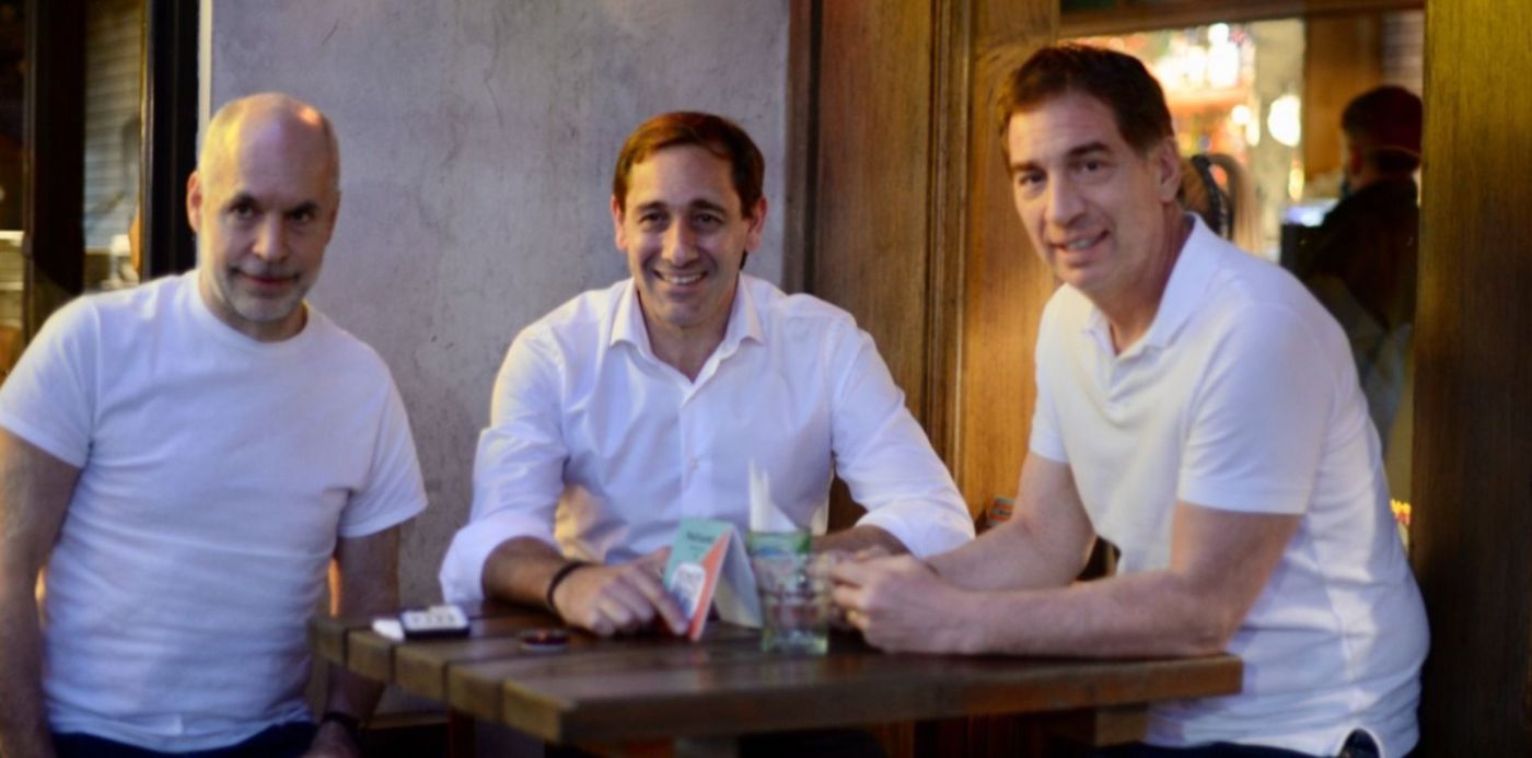 Entrevista rodríguez Larreta Santilli y Garro