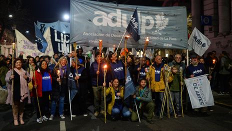 Así sigue el plan de lucha de docentes y trabajadores de la UNLP