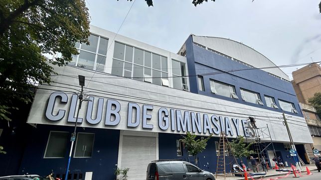 asi avanzan las obras para cambiarle la cara al polideportivo de gimnasia
