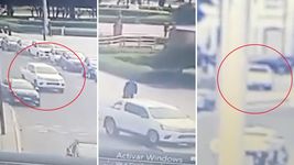 asi fue el choque del conductor que se descompenso manejando en plaza moreno y murio