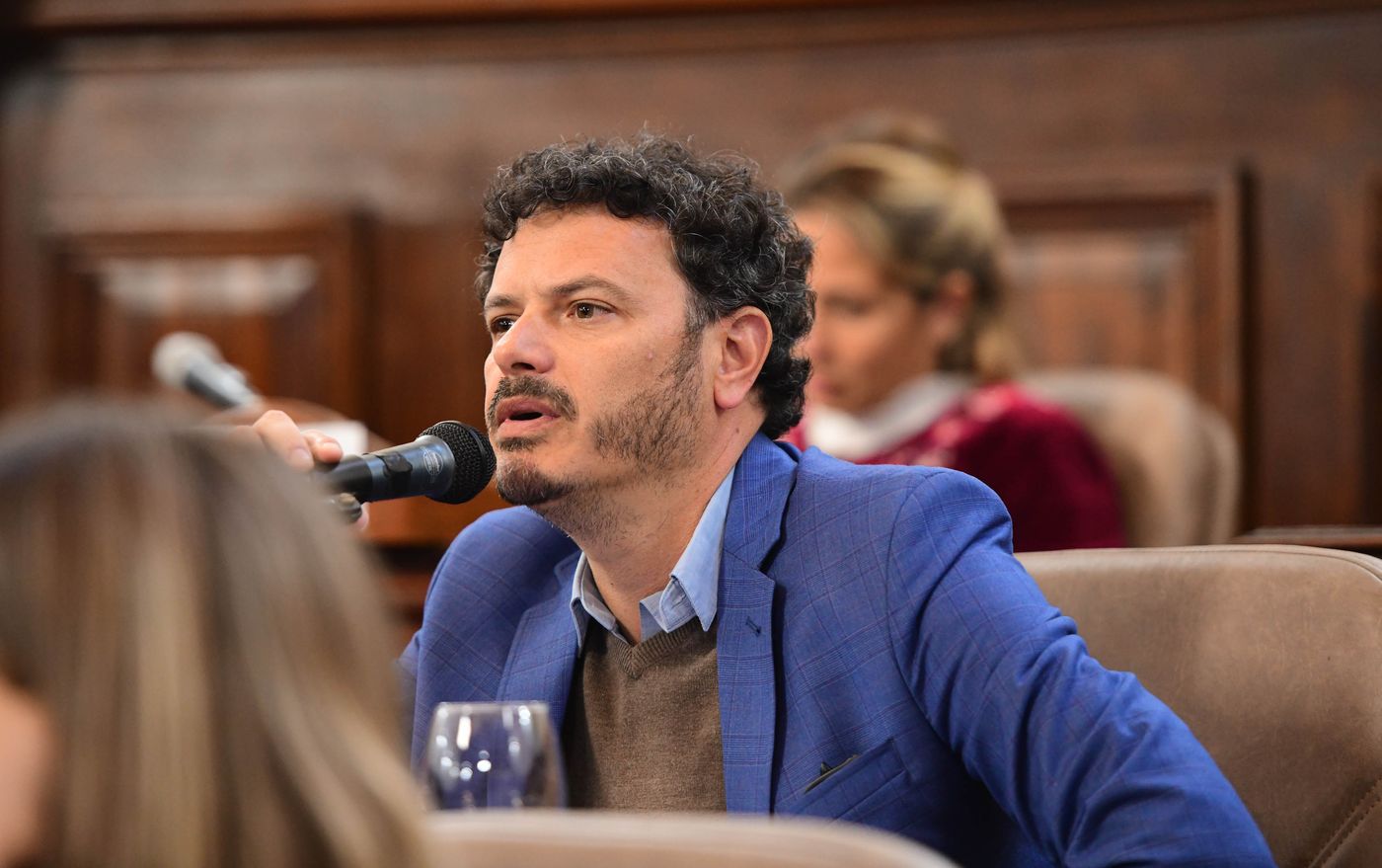 El concejal de Fuerza Patria, Juan Granillo Fernández.