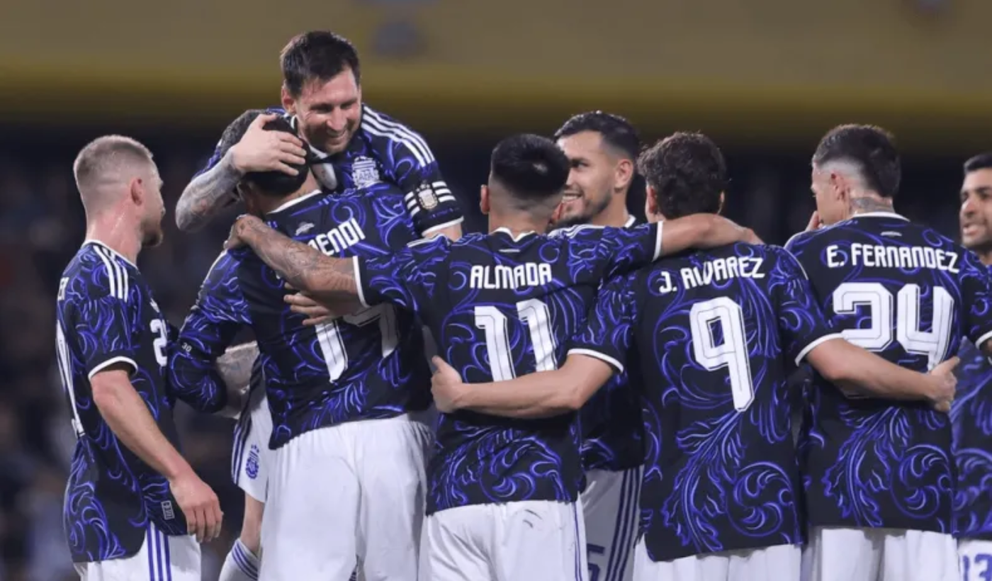 Selección argentina festejo gol 2026