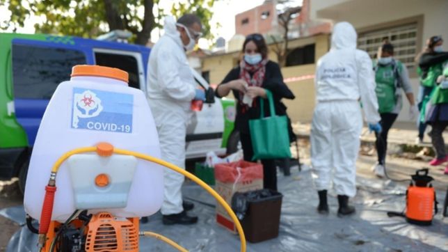 video: asi fue el operativo para testear a los vecinos en el barrio jose luis cabezas