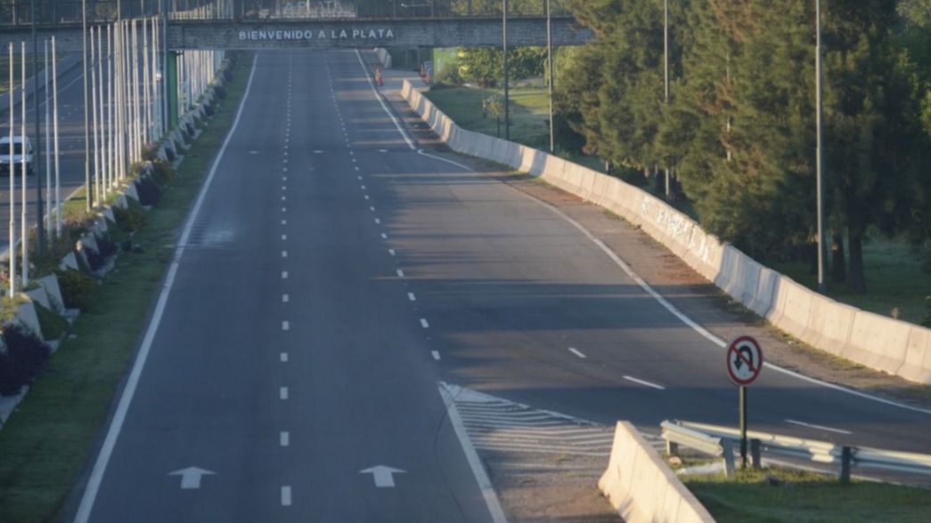 Cayó un 80% la circulación de vehículos en la Autopista La Plata-Buenos Aires por el aislamiento