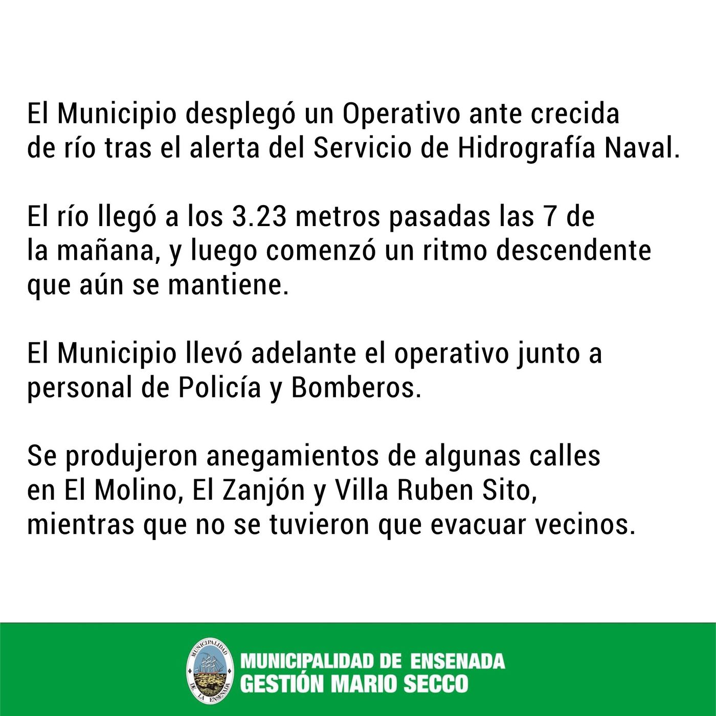 En Ensenada se registraron algunos anegamientos de calles