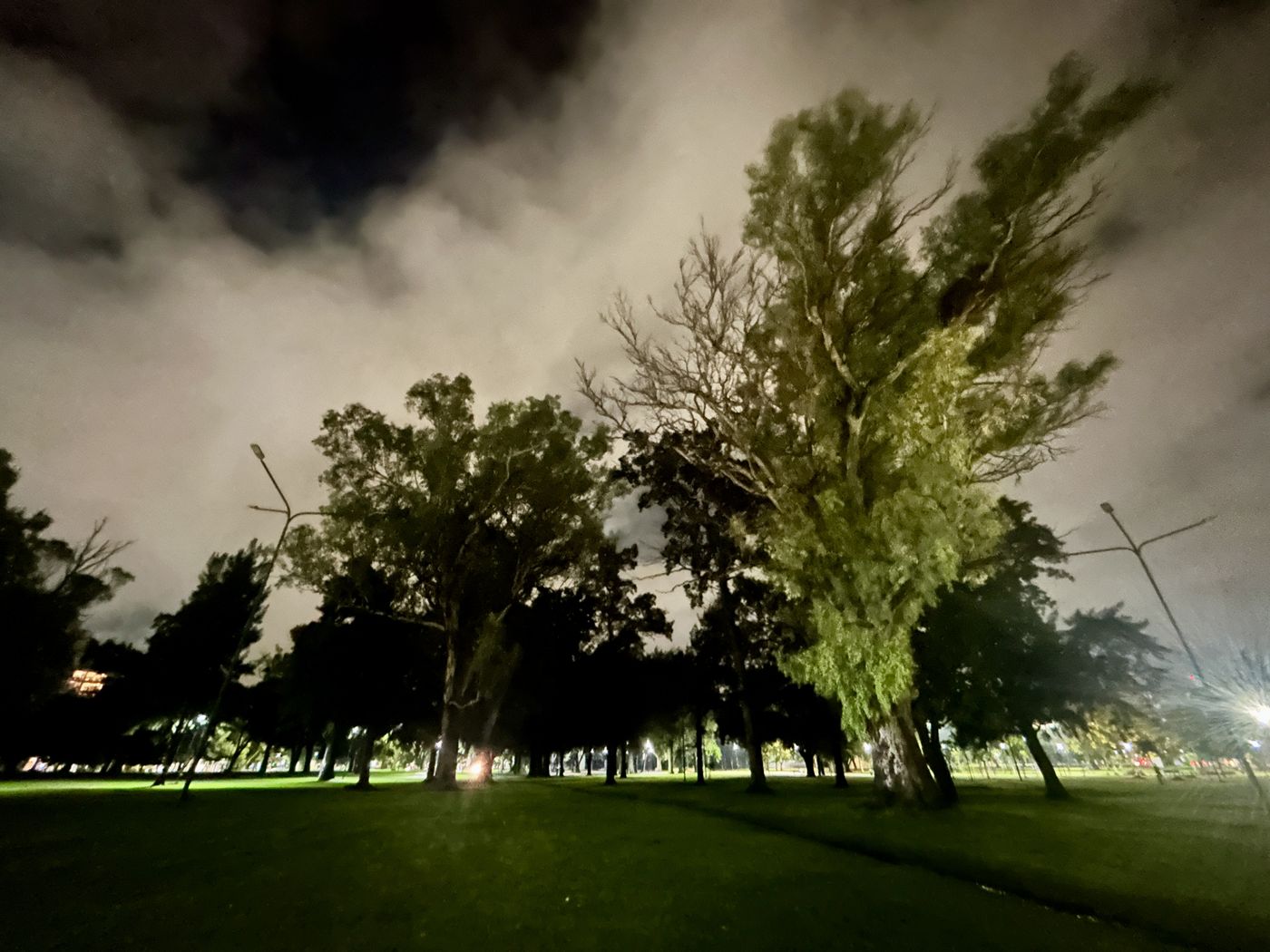 Parque San Martín sin luz (3)