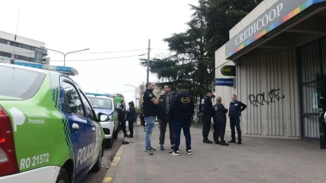 asi fue el ataque al banco credicoop de la plata